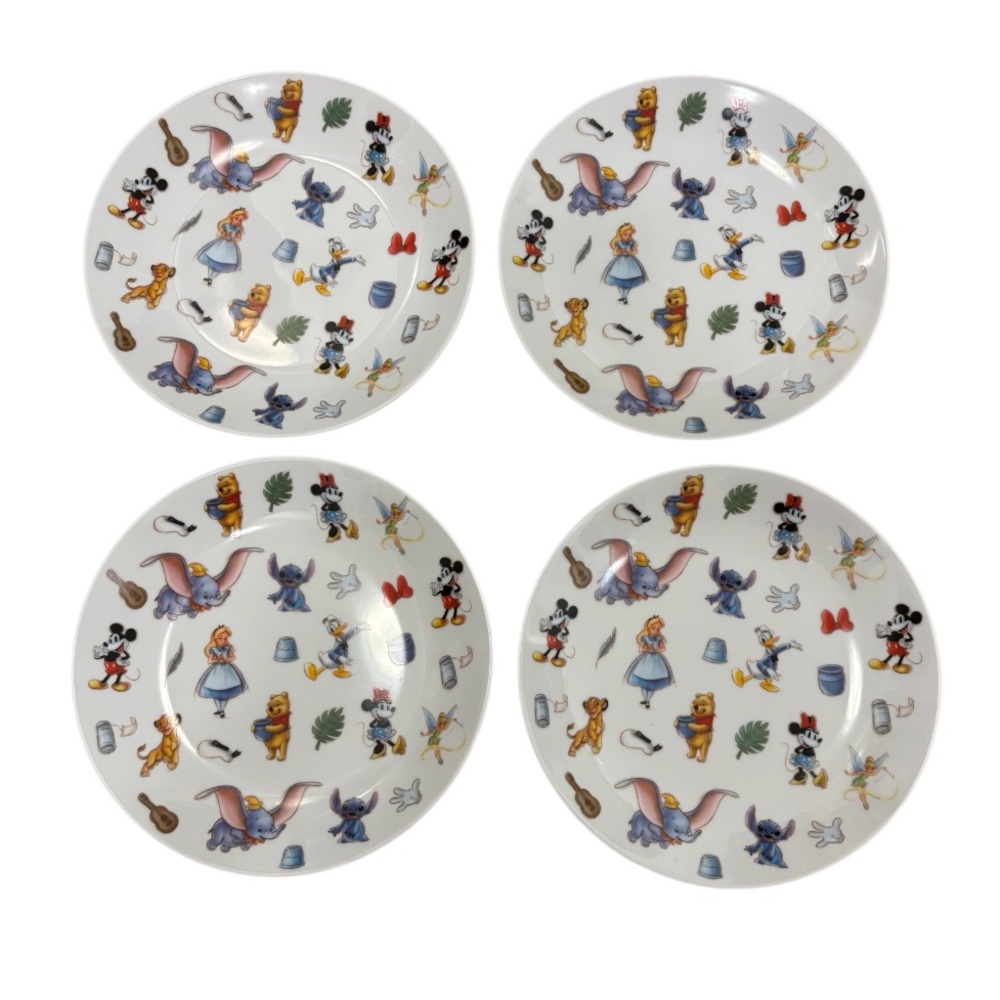 Disney Dessert Plates Set of 4